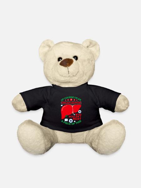 Organspender Organspende Organtransplantation - Teddy - Schwarz