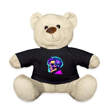 Music until death - Teddy Bear - black - Front