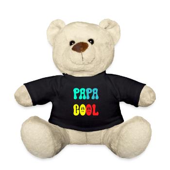 Papa Cool pour les meilleurs papa - Nounours - noir - Devant