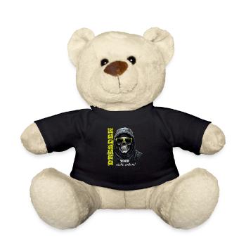 Dresden und nicht anders! Dresdner Ultras Design - Teddy - Schwarz - Vorne