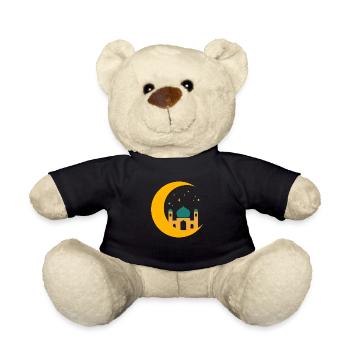 Ramadan Mubarak muslim islam Fasten moslem Allah - Teddy - Schwarz - Vorne