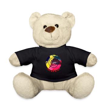 Kunst der Abstraktion rot, gelbe, schwarz - Teddy - Schwarz - Vorne