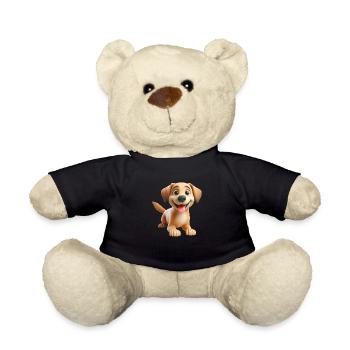 Dog 1 - Teddy Bear - black - Front