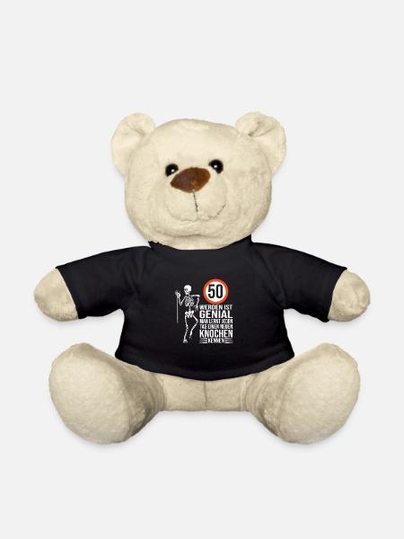50.Geburtstag - Teddy - Schwarz