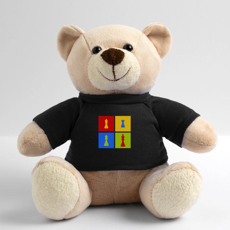 pièces d'échecs colorées Nounours