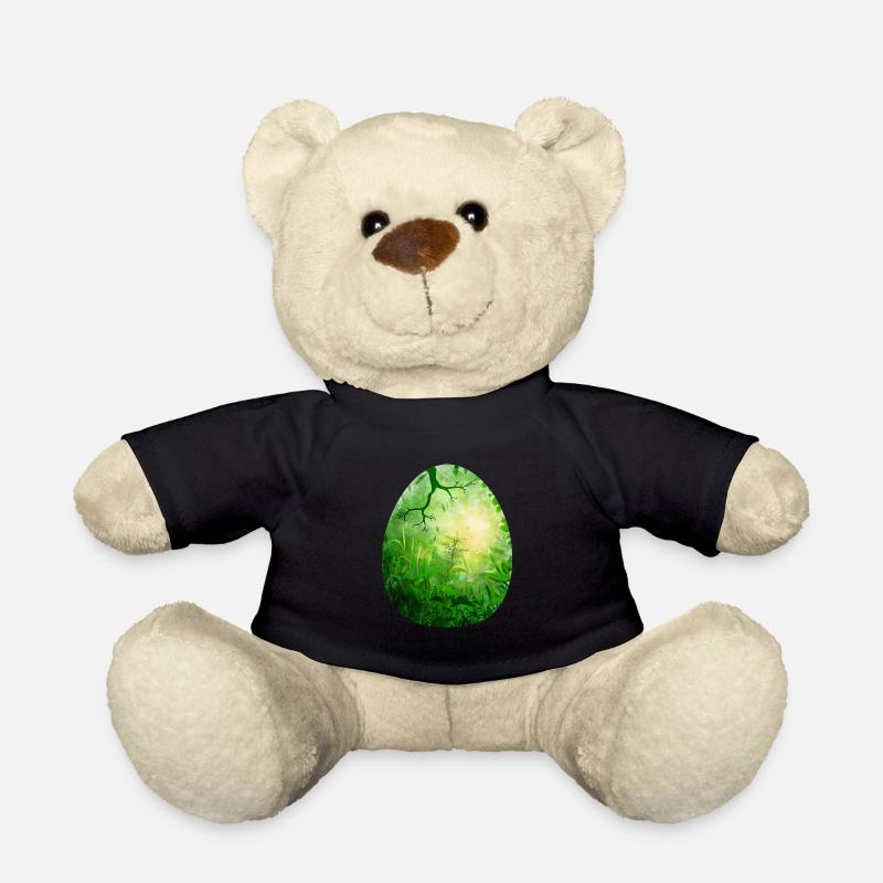 Oeuf de dragon vert - Nounours - noir
