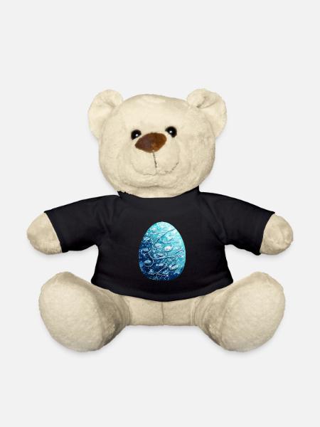 Oeuf de dragon bleu - Nounours - noir