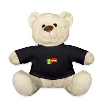 Mali Deutschland Flagge Deutsch Malier - Teddy - Schwarz - Vorne