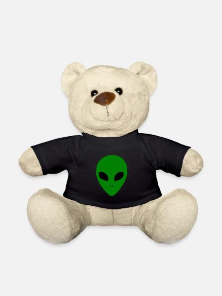 Tête extraterrestre - Nounours - noir