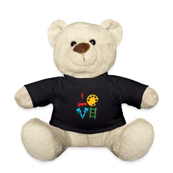 Painter - Teddy Bear - black - Front