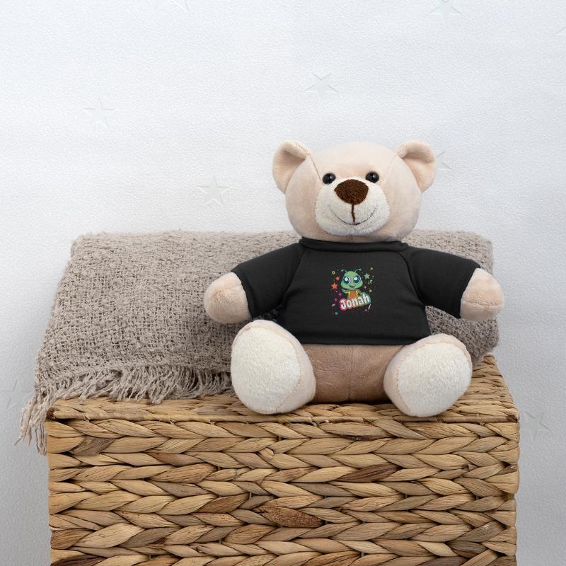 JONAH - Schöner Junge Name mit süßem Alien Teddy