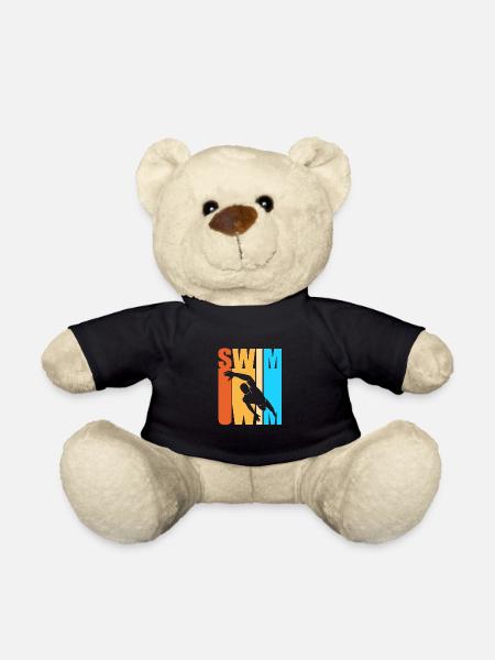 Natation Nageurs Piscine Moniteurs de natation - Nounours - noir