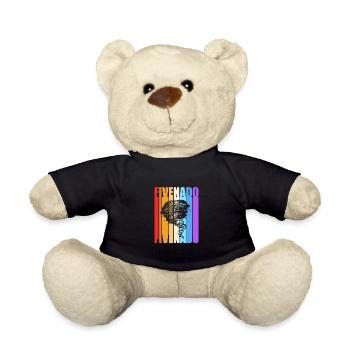 Tornado Birthday Children's Birthday Party - Teddy Bear - black - Front