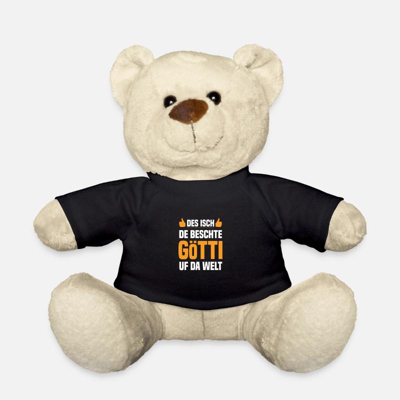 Des Isch De Beschte Götti Uf Da Welt Götti Götte - Teddy - Schwarz
