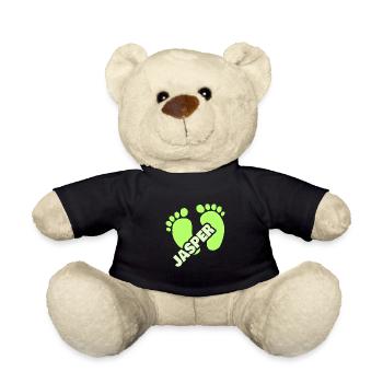 Fußabdruck Jasper - Teddy - Schwarz - Vorne