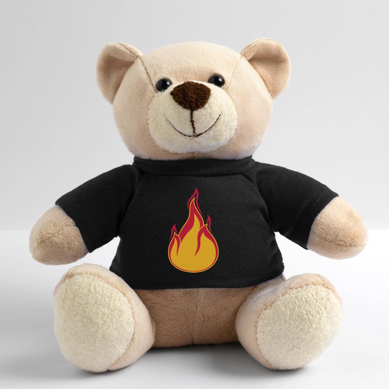 fire flame hot burn burn warm clipart Teddy Bear