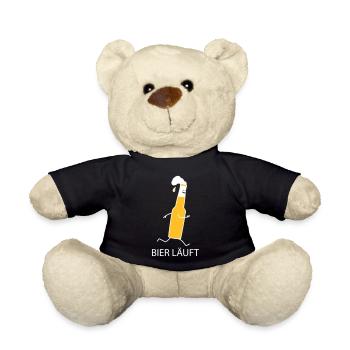 La bière est sur - Nounours - noir - Devant