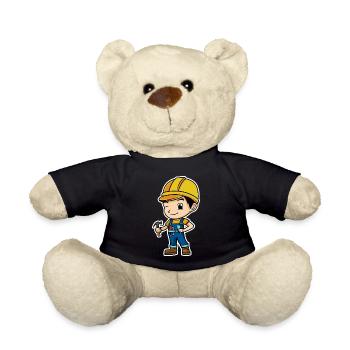 Bauarbeiter - Teddy - Schwarz - Vorne