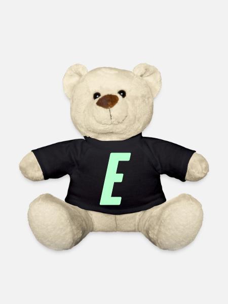 E - Teddy Bear - black