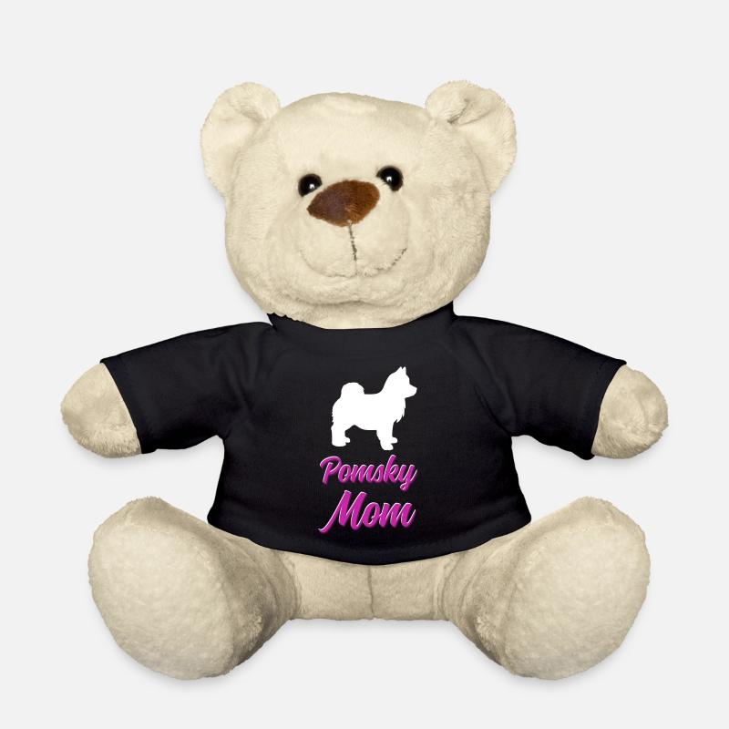 Drôle de cadeau de propriétaire de Pomsky de la mom - Nounours - noir