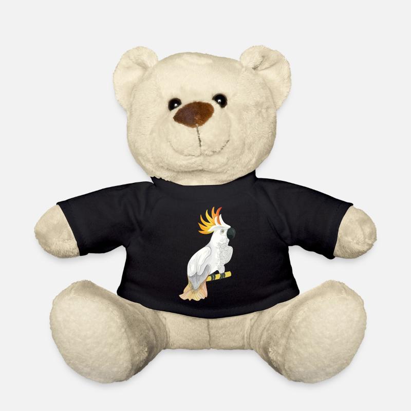 Kakadu Papagei Design - Teddy - Schwarz
