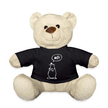 no! T-shirt - Teddy Bear - black - Front
