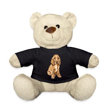 Cocker Spaniel - Teddy Bear - black - Front