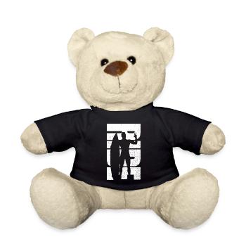 Männer Surfen Retro Boarding Surfer - Teddy - Schwarz - Vorne