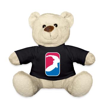 Surfen Wellenreiten Meer Urlaub Strand Geschenk - Teddy - Schwarz - Vorne