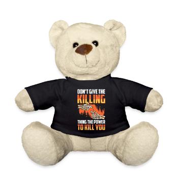 Nichtraucher Disziplin Nicht Rauchen Sucht - Teddy - Schwarz - Vorne