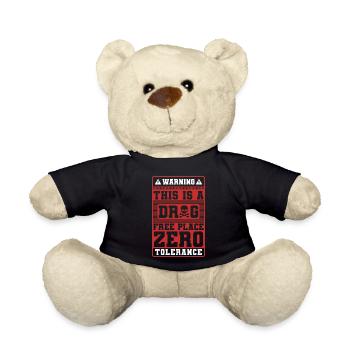 Sucht Nüchtern Marihuana - Teddy - Schwarz - Vorne