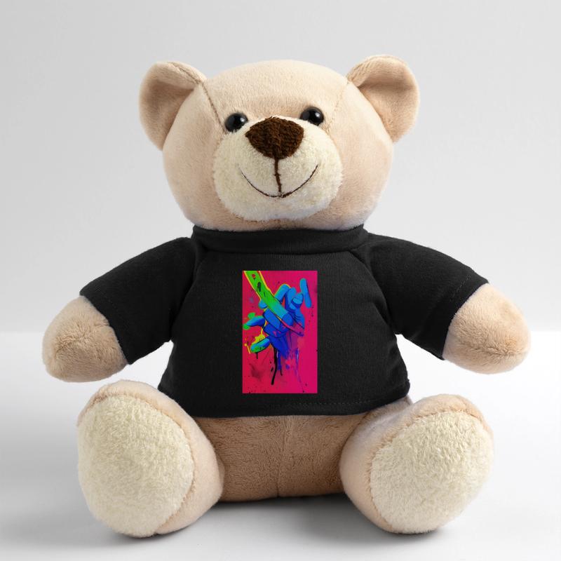 Bunte Finger Teddy