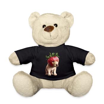 Chien fraise - Nounours - noir - Devant