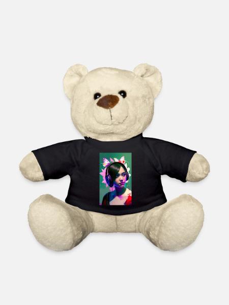 ARTWORK Headphones Girl Lea - Teddy - Schwarz