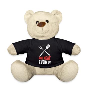 Smoke Meat Every Day Smoker BBQ Grilling - Teddy - Schwarz - Vorne