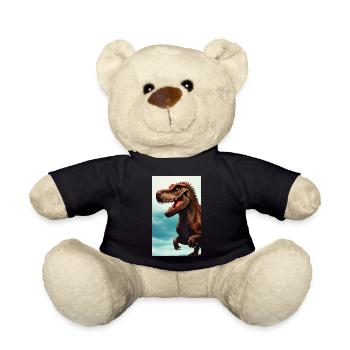 Dinosaurier | T-Rex | Tyrannosaurus - Teddy - Schwarz - Vorne