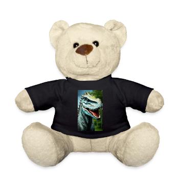 Dinosaurier | T-Rex | Tyrannosaurus - Teddy - Schwarz - Vorne