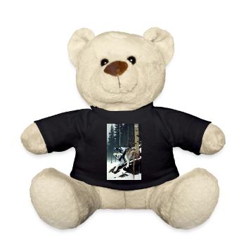 Wolf | Raubtier | Hund | Mystisch - Teddy - Schwarz - Vorne