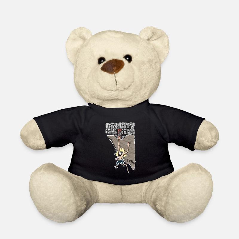 Gravity Kletter T Shirt - Teddy - Schwarz