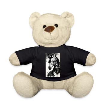 Girafe chic : rehaussez votre style avec élégance - Nounours - noir - Devant