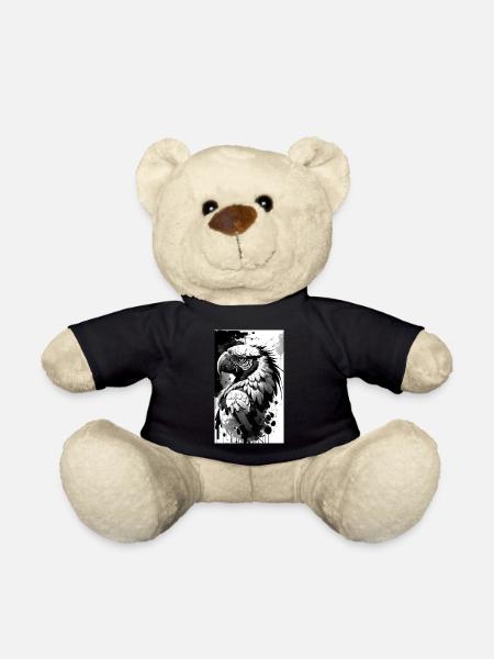 Magie du perroquet tropical - Nounours - noir