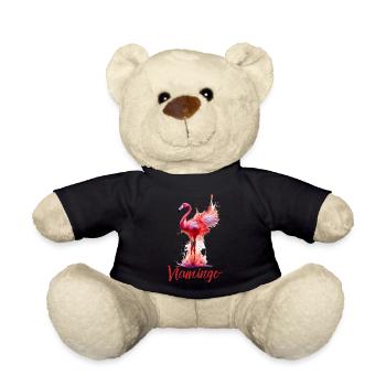 Vlamingo. Flemish T-Shirts - Teddy Bear - black - Front