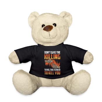 Nichtraucher Tabak Disziplin Glimmstengel - Teddy - Schwarz - Vorne