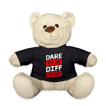 different, especially individual, different - Teddy Bear - black - Front