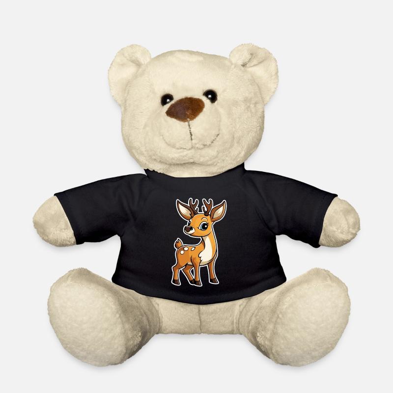 Reh Illustration - Teddy - Schwarz