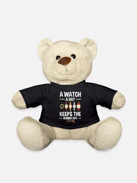 Uhr Schmuck Uhrensammlung - Teddy - Schwarz