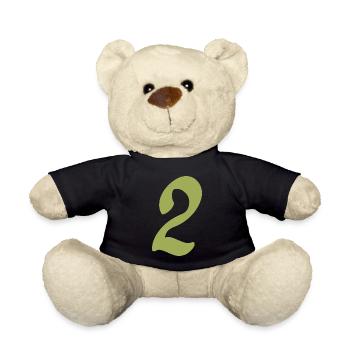 2 - Teddy Bear - black - Front