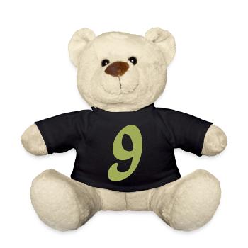 9 - Teddy Bear - black - Front