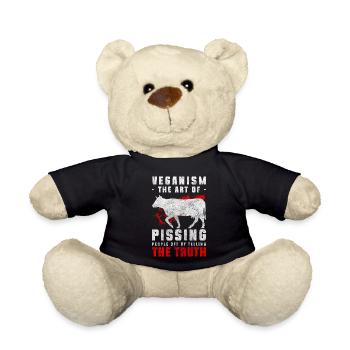 Bien-être animal végétalien Santé biologique - Nounours - noir - Devant