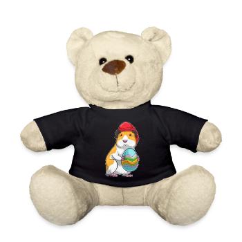 Brigade des pompiers de Pâques Cobayes - Nounours - noir - Devant